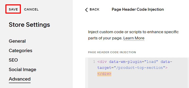 Add A Section To Top Of Individual Products Use Not Linked Page 03 Min