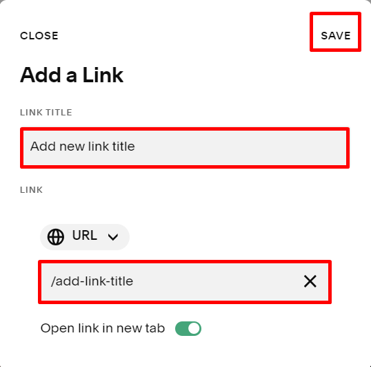 How To Create Link Item 03 Min