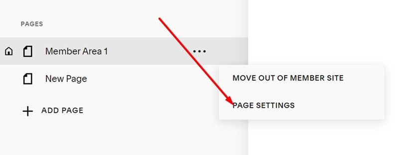 Hide Button On All Pages Member Area 01 Min