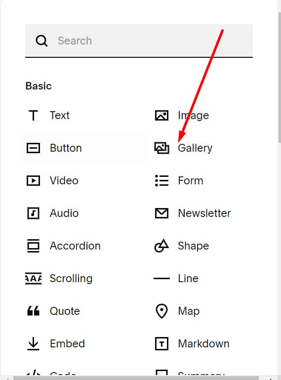 How To Add A Gallery In Squarespace 05 Min