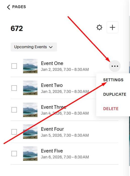 Event Custom Booking Link