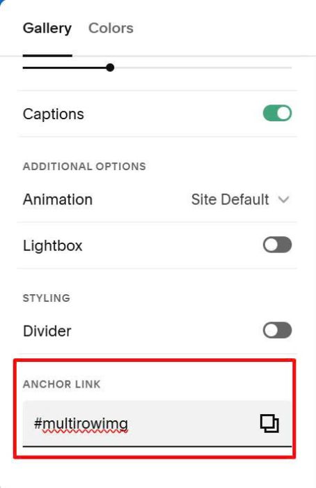 Multi row image horizontal scrolling